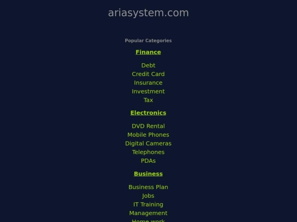 ariasystem.com